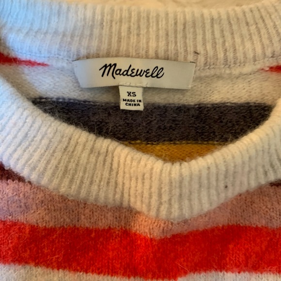 Madewell striped belle sleeve sweater - Picture 4 of 4